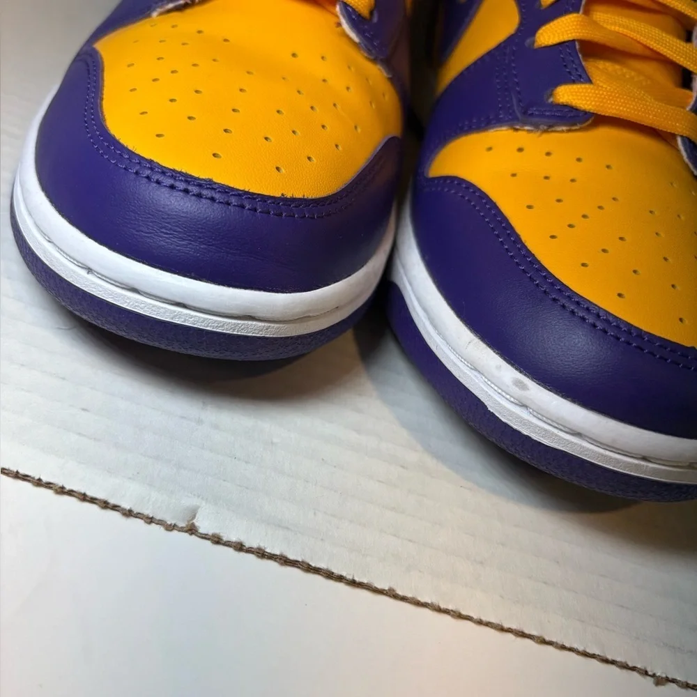 Nike Dunk High Retro Purple Yellow Lakers Purple DD1399-500 LSU